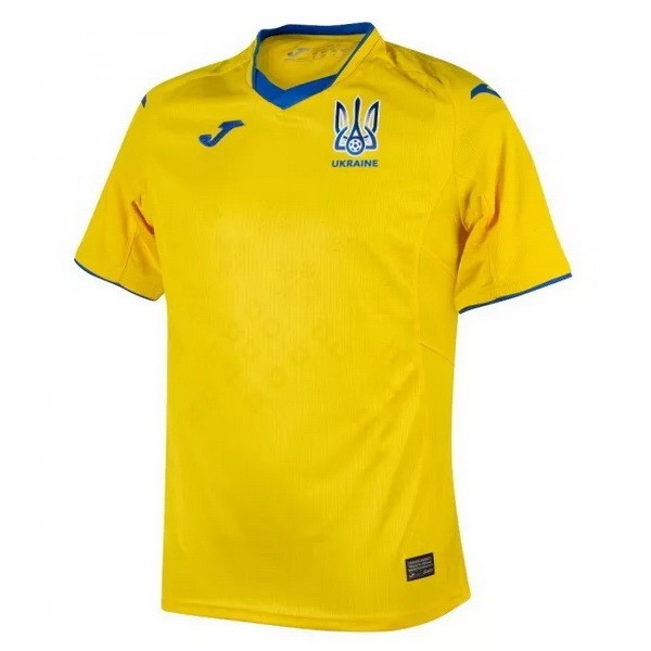 Tailandia Camiseta Ucrania Primera Equipación 2021 Amarillo